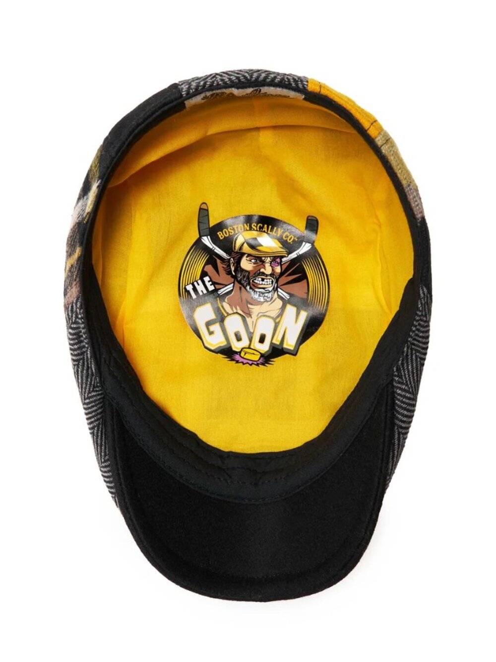Boston Scally The GOON Single Panel Patchwork Cap-M/L- With Pin - Picture 10 of 12